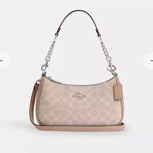 Coach Signature Canvas Shoulder Bag